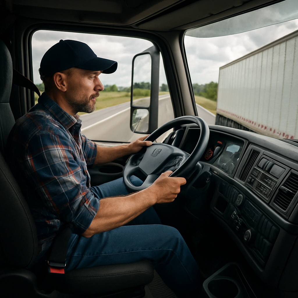 Driver in a Long Haul Truck
