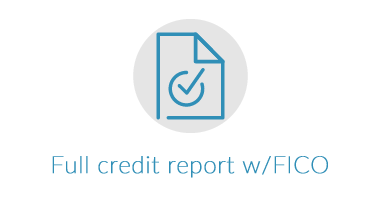 Full Credit Report with FICO